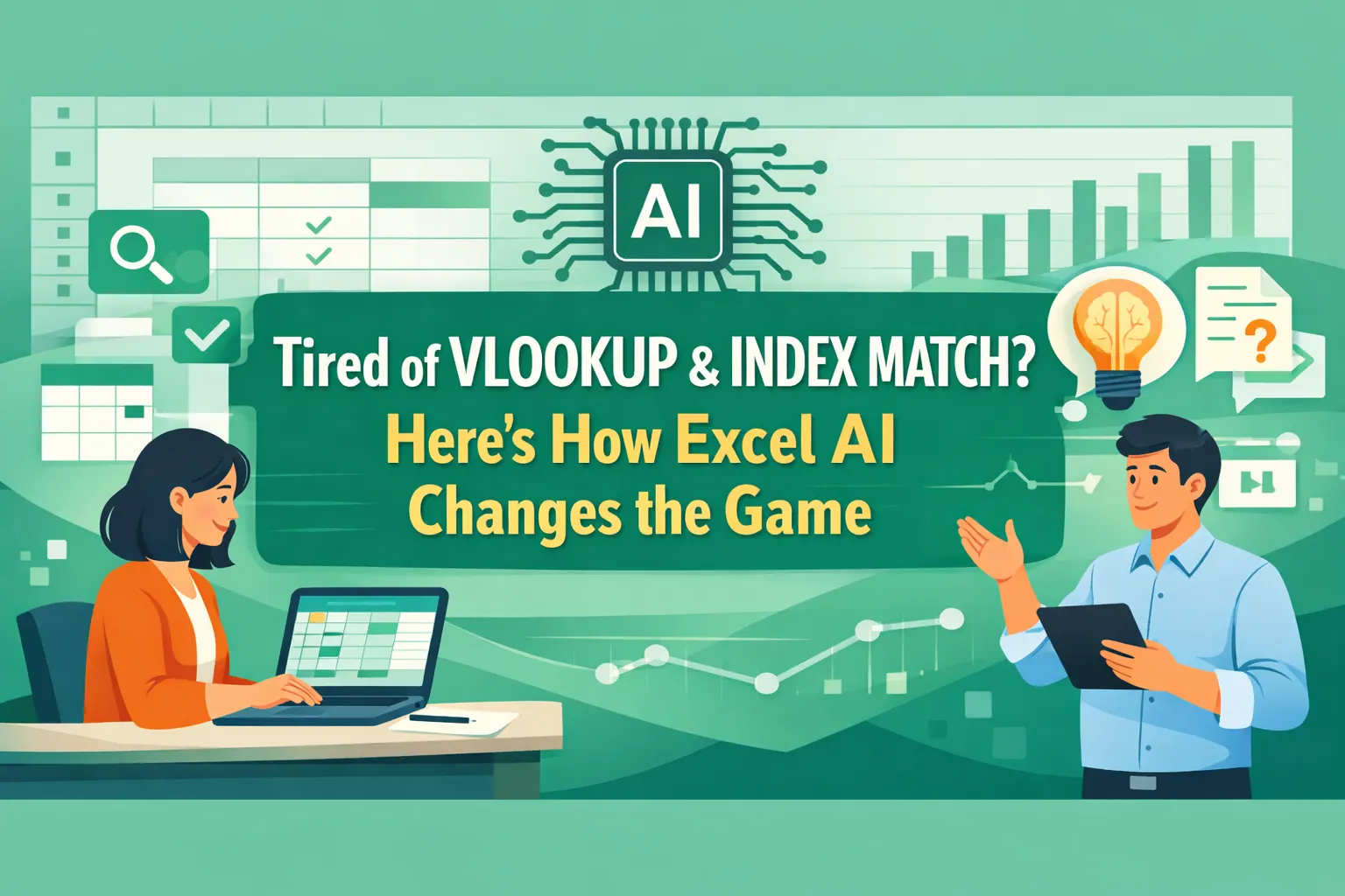 Tired of VLOOKUP & INDEX MATCH? Here's How Excel AI Changes the Game