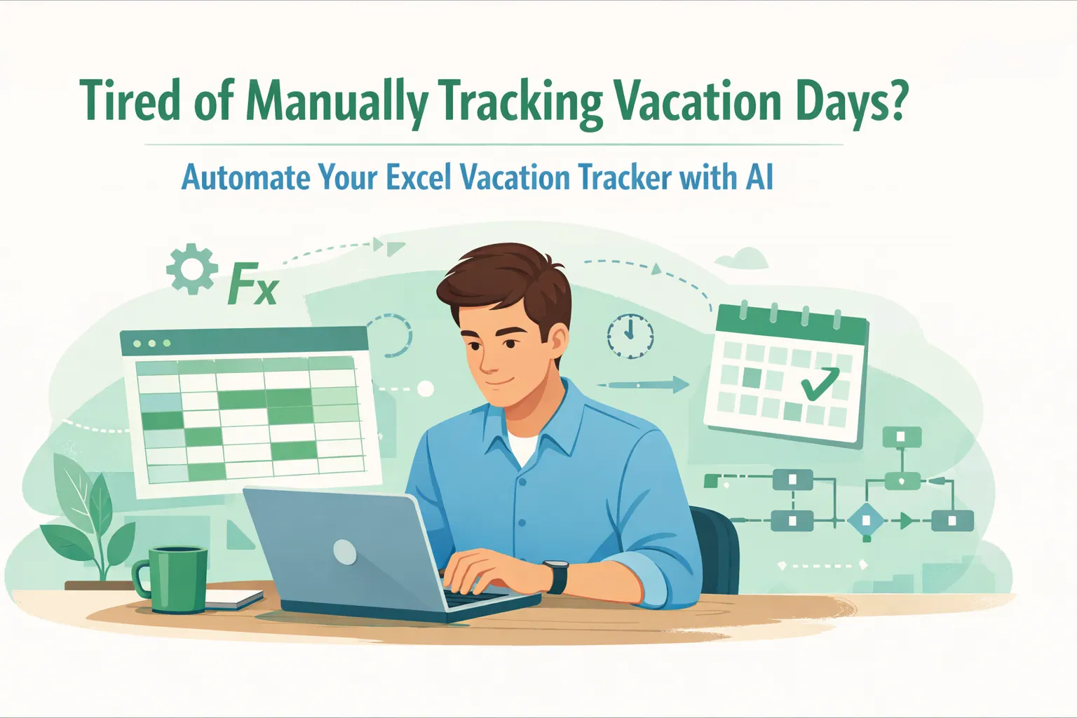 Tired of Manually Tracking Vacation Days? Automate Your Excel Vacation Tracker with AI