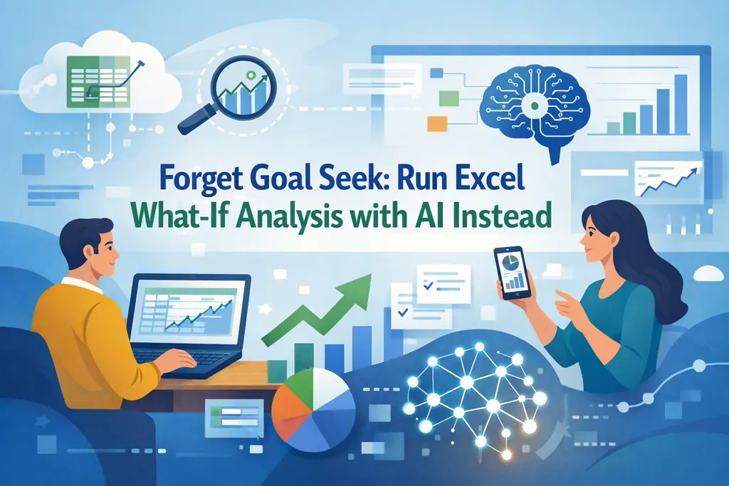 Esqueça o Atingir Meta: Faça Análises de Hipóteses no Excel com IA Esqueça o Atingir Meta: Faça Análises de Hipóteses no Excel com IA