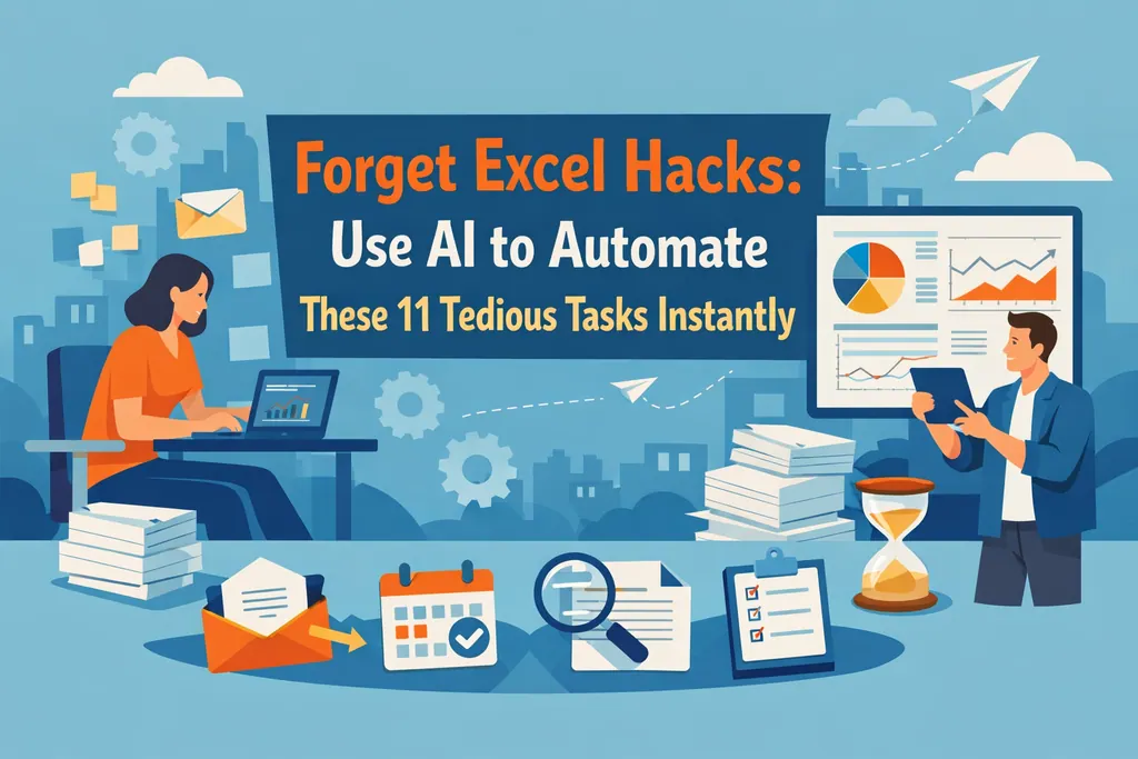 Excelの裏ワザはもう不要：AIで面倒な11の作業を瞬時に自動化