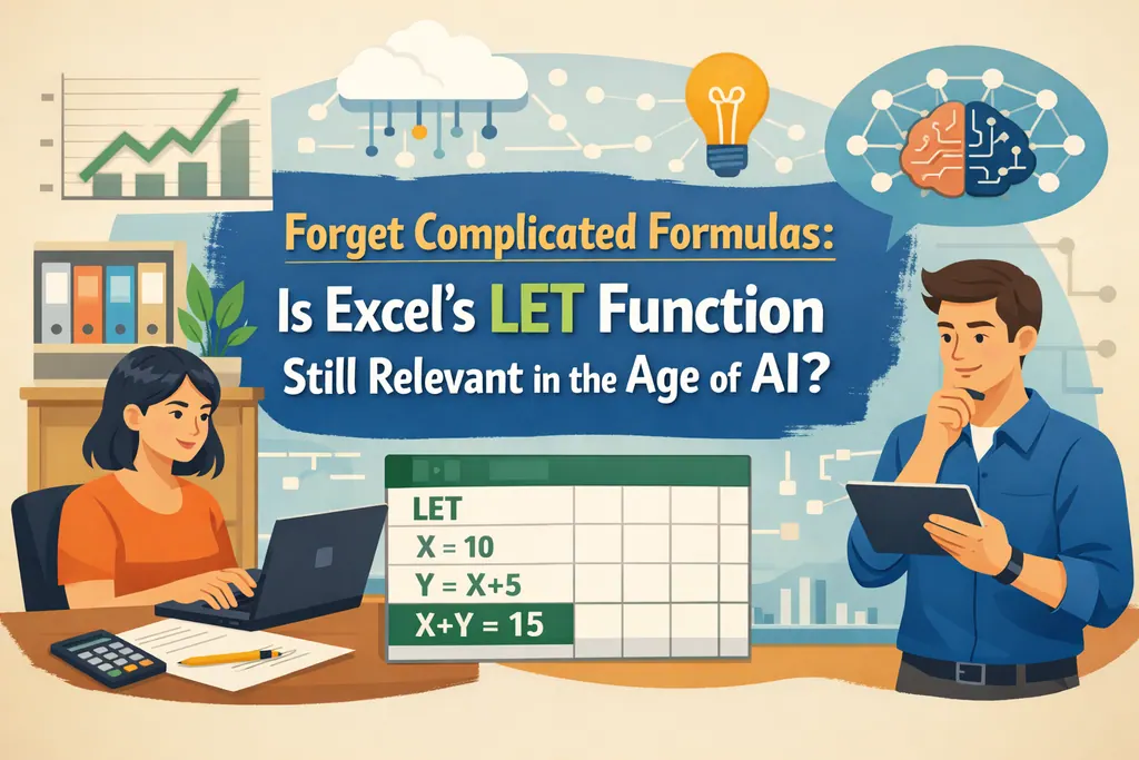 告別複雜公式：AI 時代下，Excel 的 LET 函數還重要嗎？