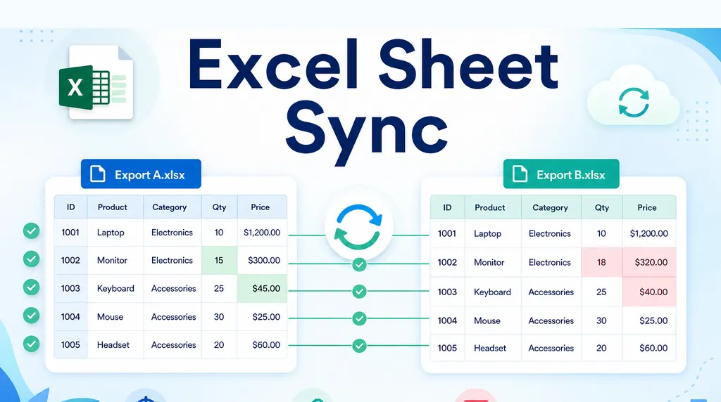 How to Keep Two Excel Views in Sync with Different Sort Orders How to Keep Two Excel Views in Sync with Different Sort Orders