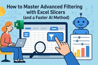 Excel 슬라이서로 고급 필터링 마스터하기 (그리고 더 빠른 AI 방법) Excel 슬라이서로 고급 필터링 마스터하기 (그리고 더 빠른 AI 방법)