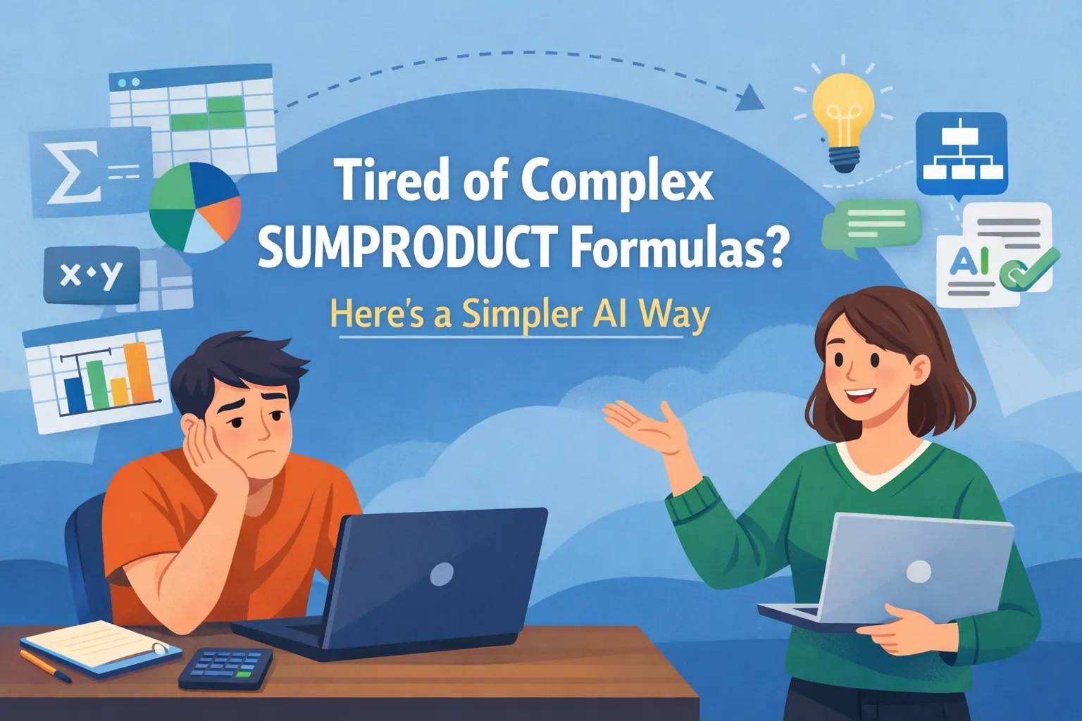 Tired of Complex SUMPRODUCT Formulas? Here's a Simpler AI Way