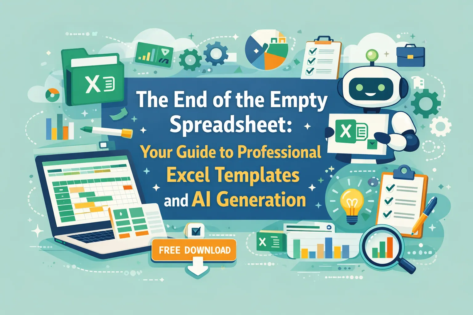 Schluss mit der leeren Tabelle: Ihr Leitfaden für professionelle Excel-Vorlagen und KI-Generierung