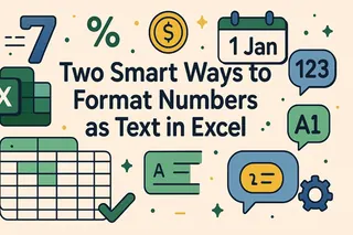 Duas Maneiras Inteligentes de Formatar Números como Texto no Excel Duas Maneiras Inteligentes de Formatar Números como Texto no Excel