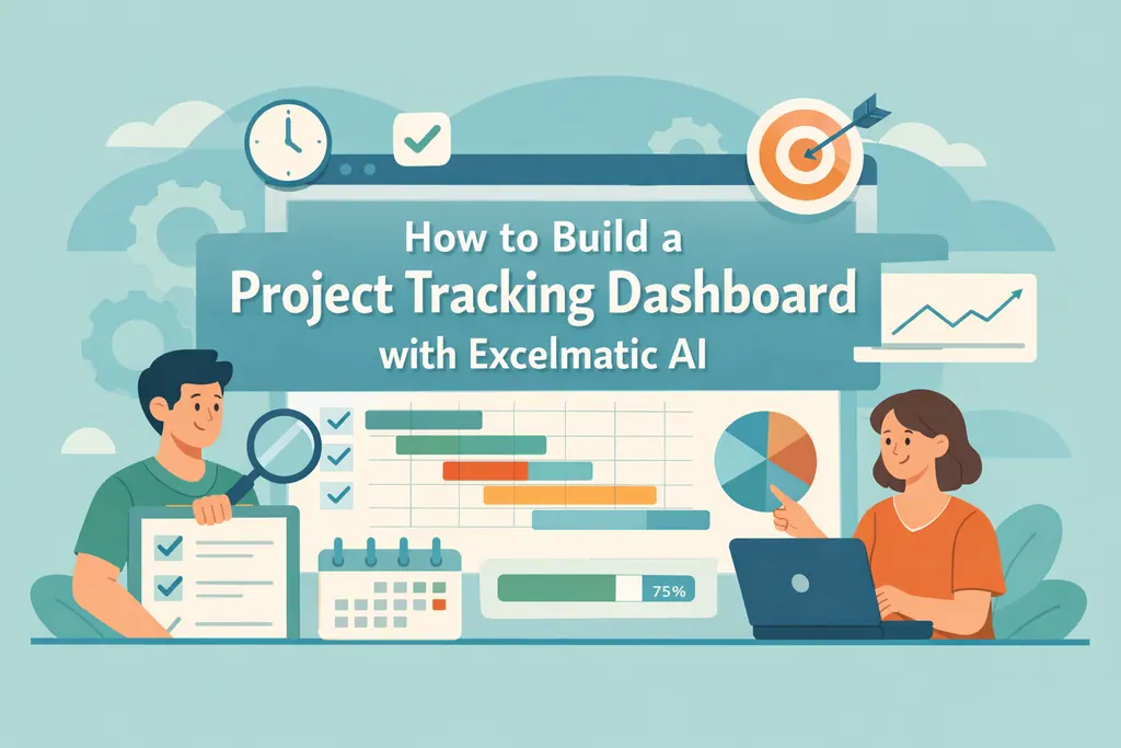 Projekt-Tracking-Dashboard mit Excelmatic AI erstellen