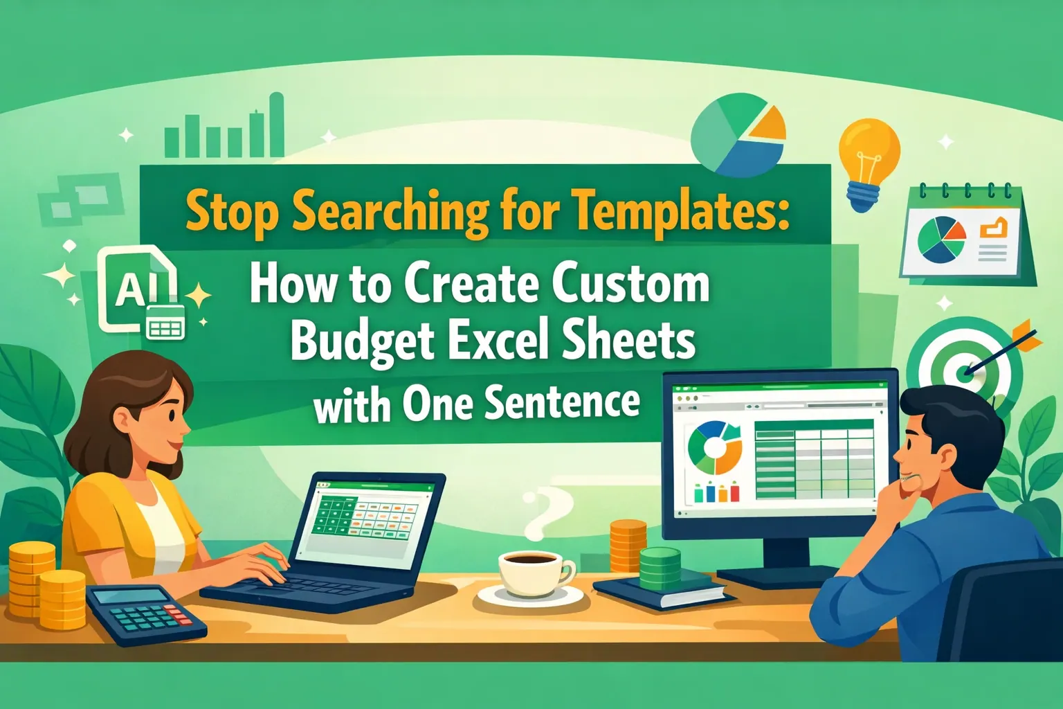 Stop Searching for Templates: How to Create Custom Budget Excel Sheets with One Sentence