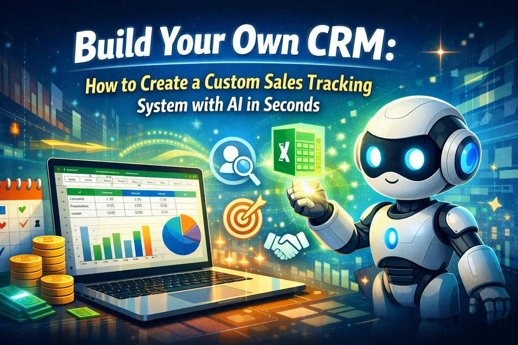 Crea tu propio CRM: Cómo crear un sistema de seguimiento de ventas personalizado con IA en segundos