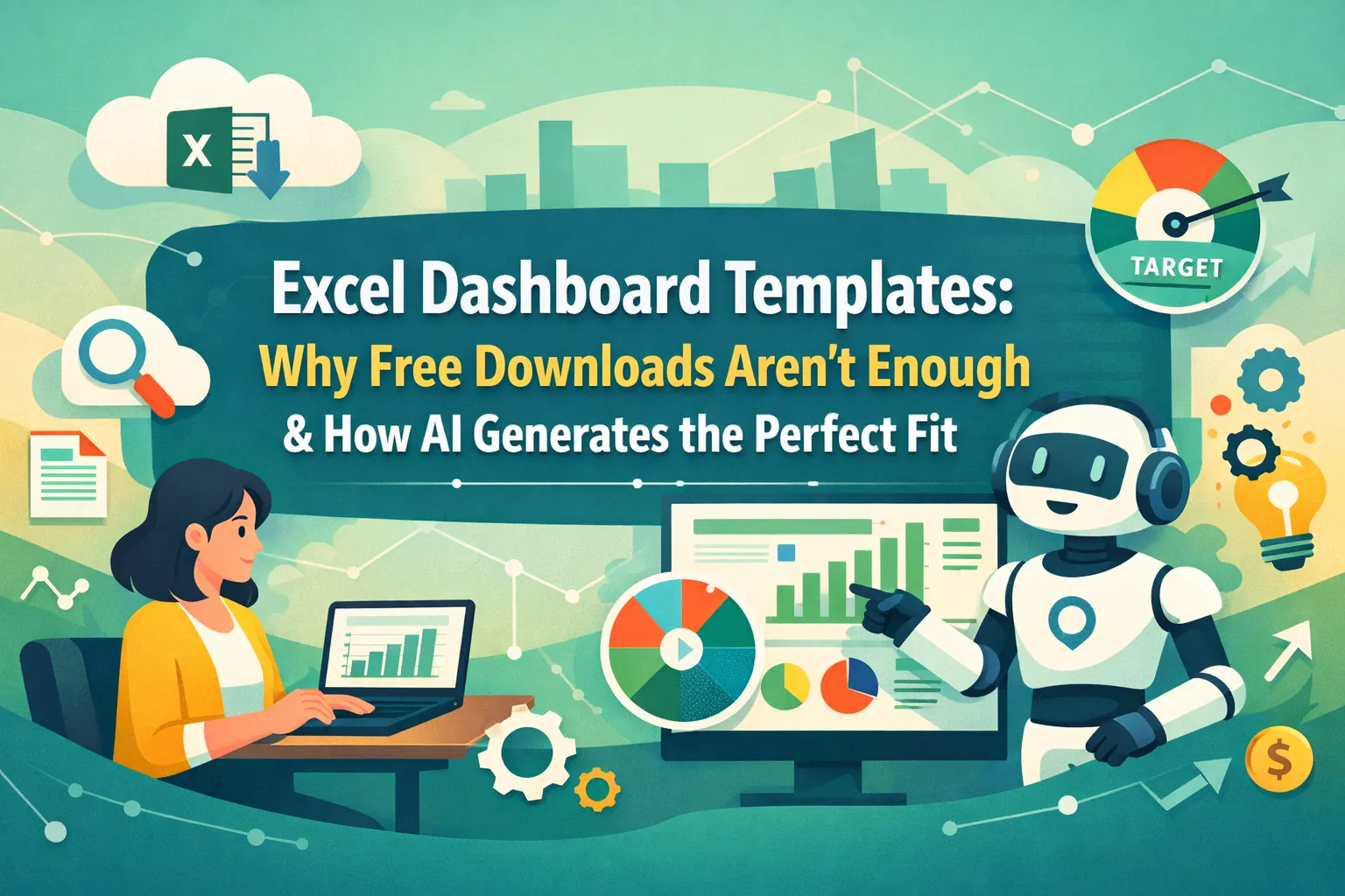 Excel Dashboard Templates: Why Free Downloads Aren't Enough & How AI Generates the Perfect Fit