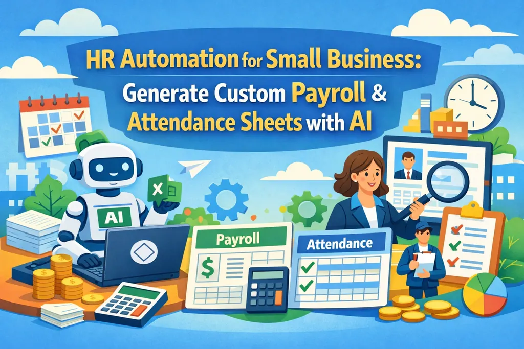 HR Automation for Small Business: Generate Custom Payroll & Attendance Sheets with AI