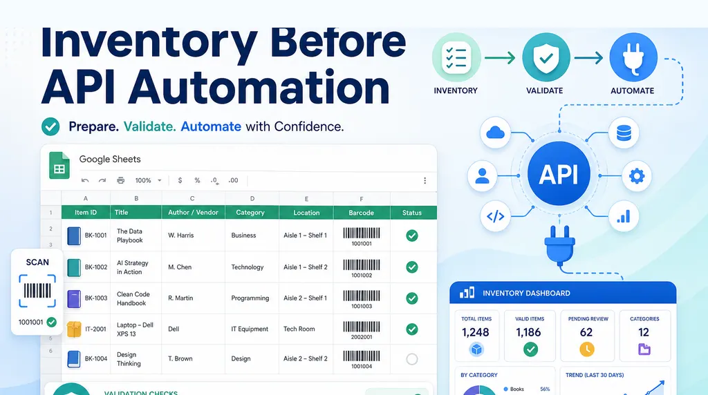 How to Design a Google Sheets Library Inventory Before API Automation How to Design a Google Sheets Library Inventory Before API Automation