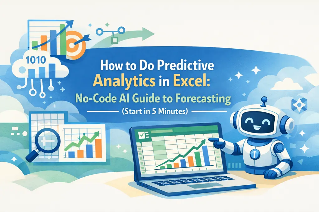 How to Do Predictive Analytics in Excel: No-Code AI Guide to Forecasting (Start in 5 Minutes)