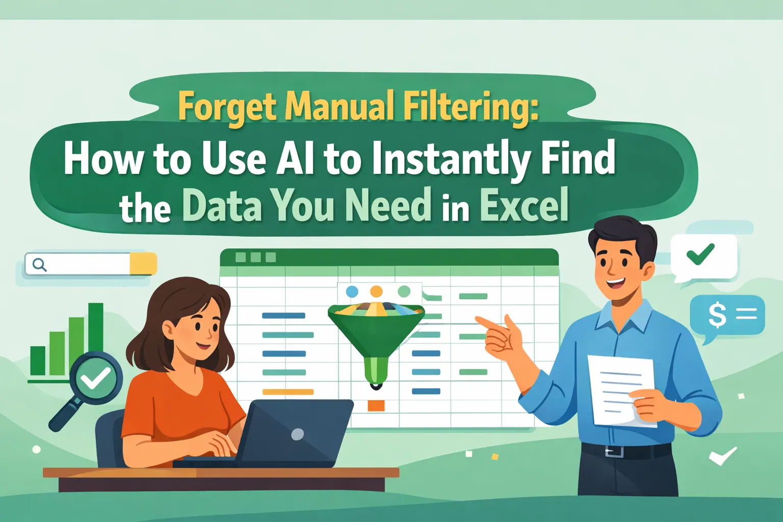 Forget Manual Filtering: How to Use AI to Instantly Find the Data You Need in Excel