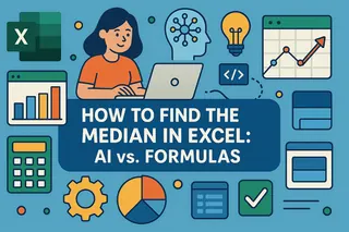 Como Encontrar a Mediana no Excel: IA vs. Fórmulas
