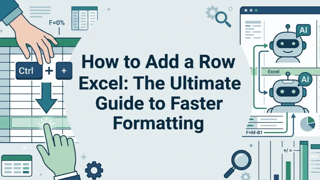 How to Add a Row in Excel: The Ultimate Guide to Faster Formatting