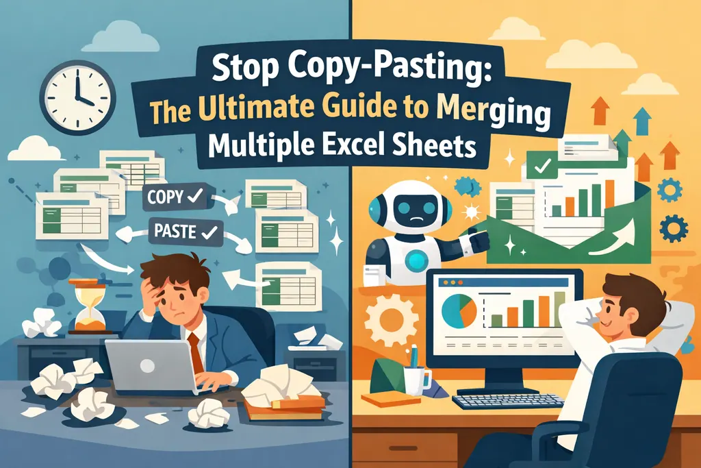 Stoppen Sie das Kopieren‑Einfügen: Der ultimative Leitfaden zum Zusammenführen mehrerer Excel‑Tabellen