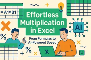 Multiplication sans effort dans Excel : des formules à la vitesse alimentée par l'IA Multiplication sans effort dans Excel : des formules à la vitesse alimentée par l'IA