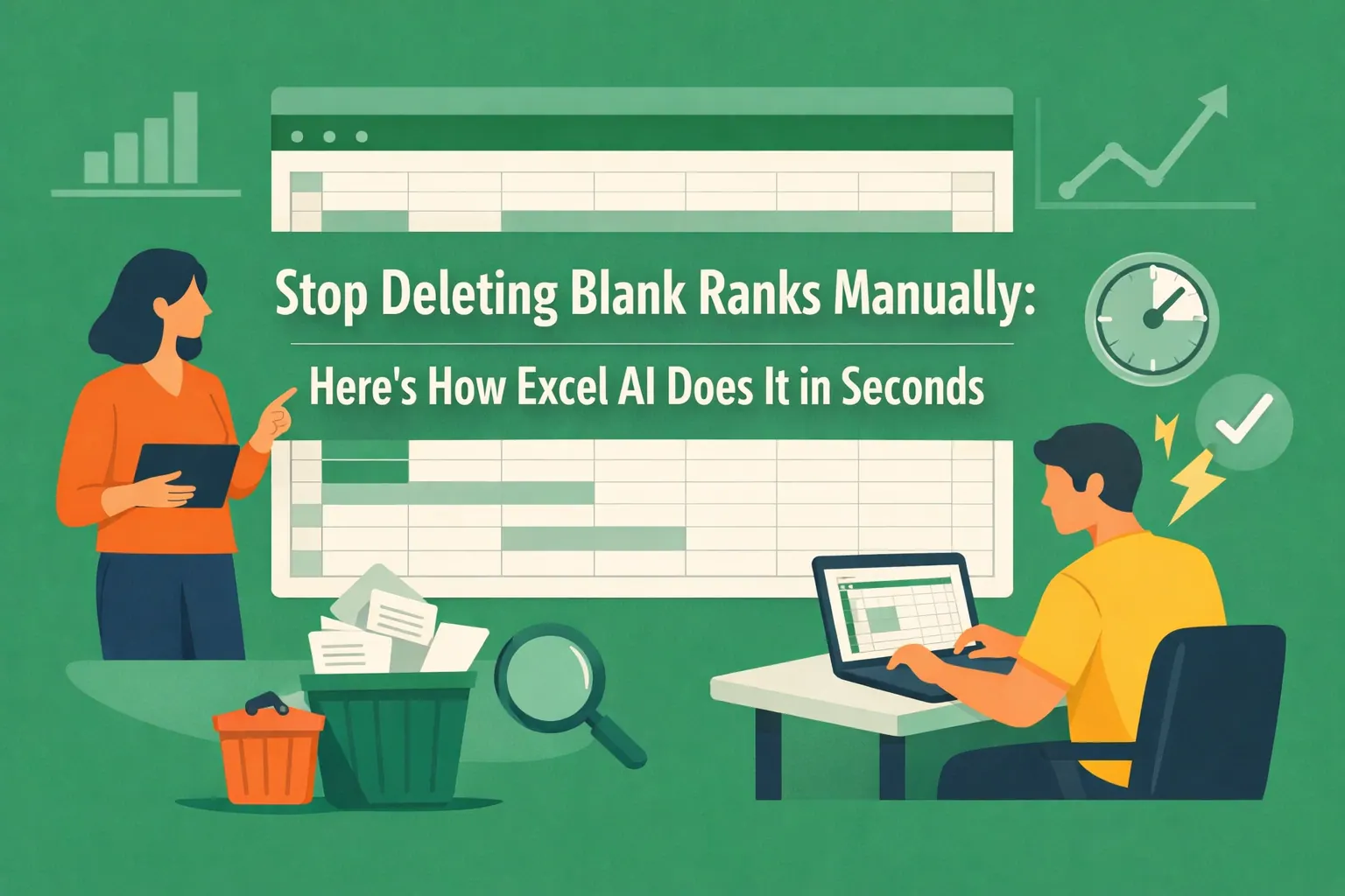 Stop Deleting Blank Rows Manually: Here’s How Excel AI Does It in Seconds