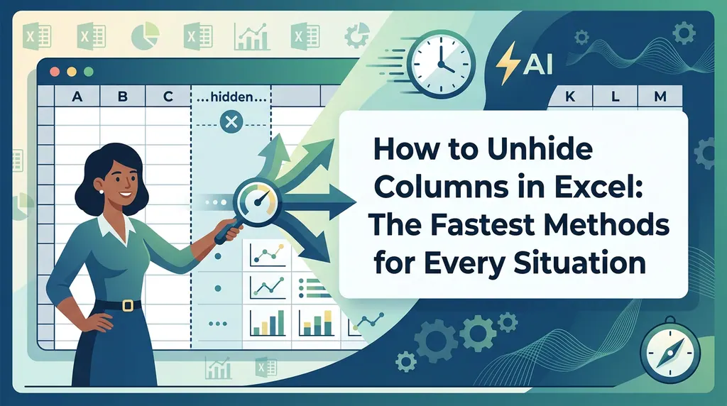 How to Unhide Columns in Excel: The Fastest Methods for Every Situation