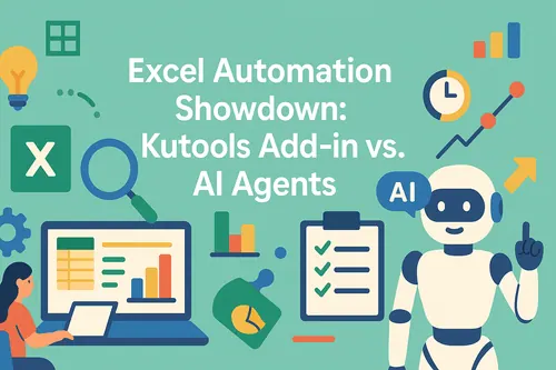 엑셀 자동화 대결: Kutools 애드인 vs AI 에이전트