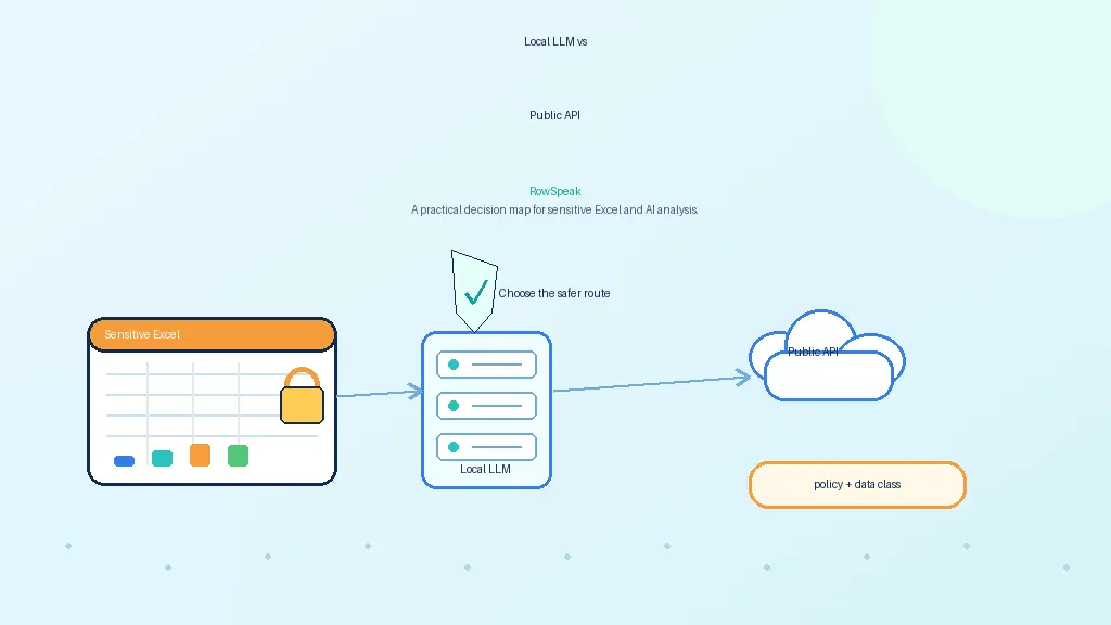 Local LLM vs Public API for Sensitive Excel Data: How to Choose