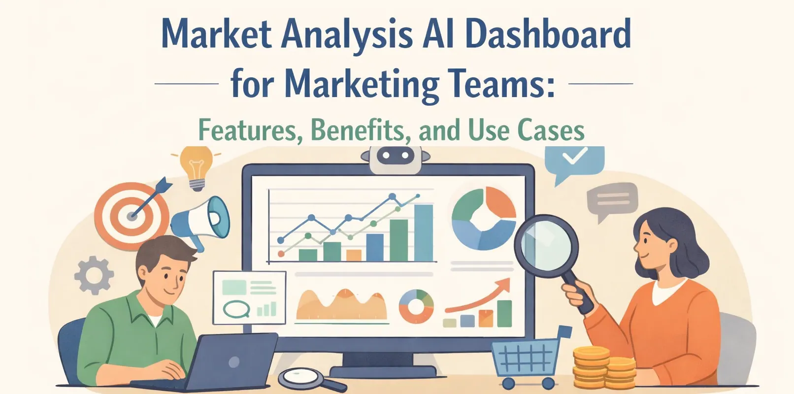 Dashboard de IA para análisis de mercado para equipos de marketing: funciones, beneficios y casos de uso