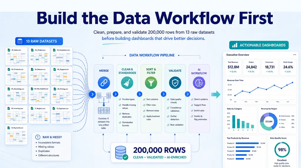 How to Clean Data Before Building a Dashboard in Excel How to Clean Data Before Building a Dashboard in Excel