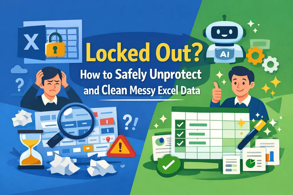Locked Out? How to Safely Unprotect and Clean Messy Excel Data