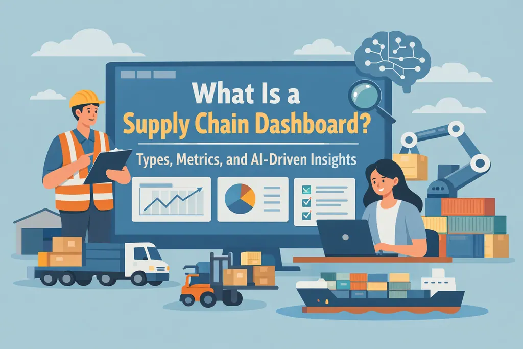 Was ist ein Supply Chain Dashboard? Typen, Kennzahlen und KI-gestützte Erkenntnisse