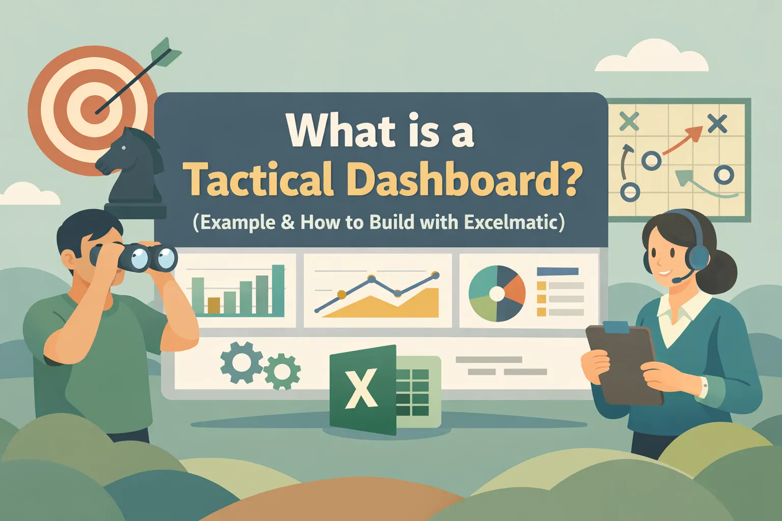 전술 대시보드란? (예시 & Excelmatic으로 구축하는 방법)