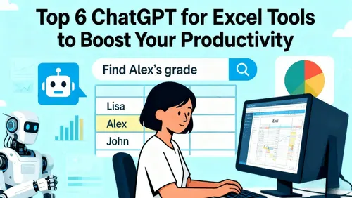 Excel 생산성 향상을 위한 최고의 ChatGPT 도구 6가지