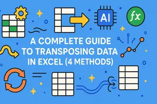Una guía completa para transponer datos en Excel (4 métodos)