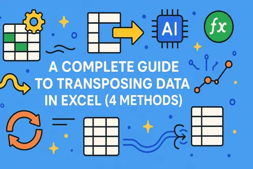 A Complete Guide to Transposing Data in Excel (4 Methods)