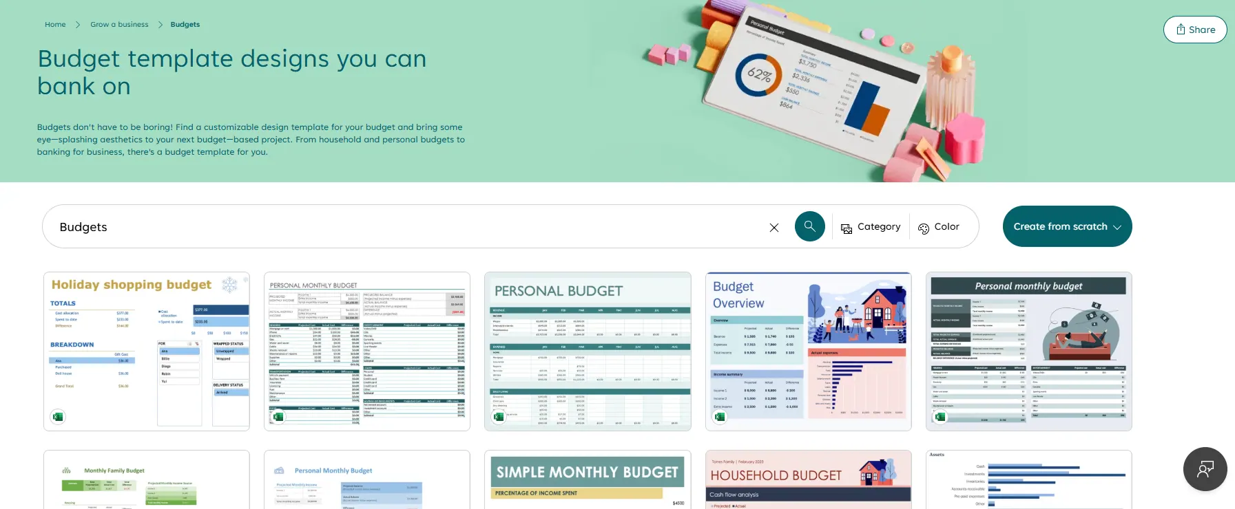 excel’s-personal-budget-template