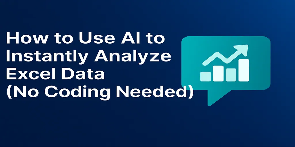 So verwenden Sie KI, um Excel-Daten sofort zu analysieren (kein Coding erforderlich!)