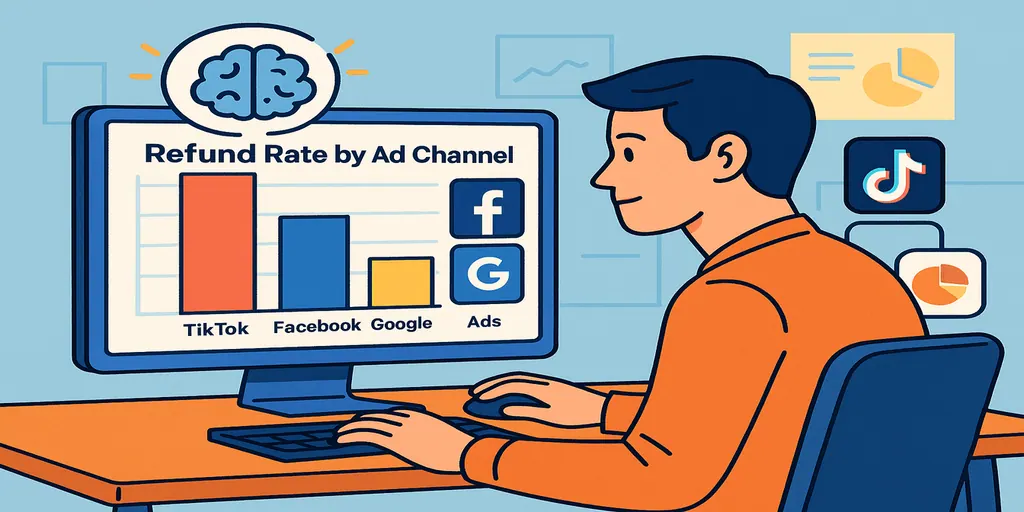 Quel canal publicitaire génère le plus de remboursements ? Découvrez-le en quelques secondes avec ce graphique IA