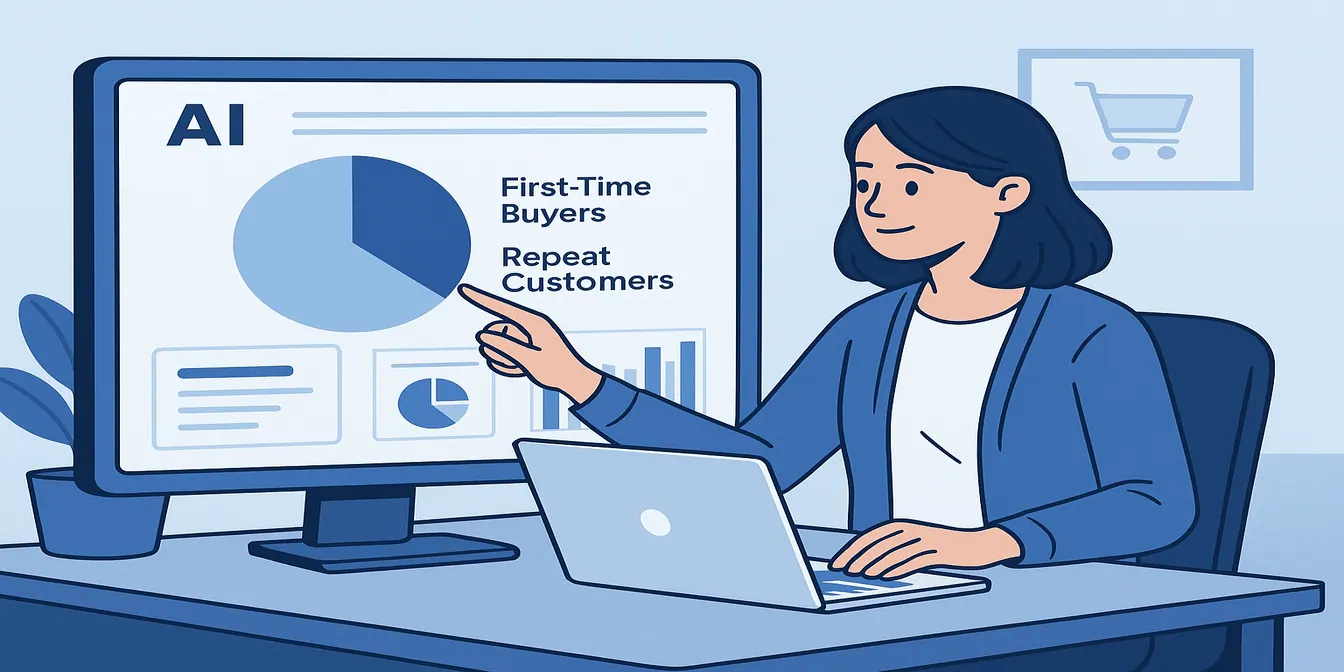 AI 차트로 단번에 재구매 고객과 신규 고객 구분하는 법