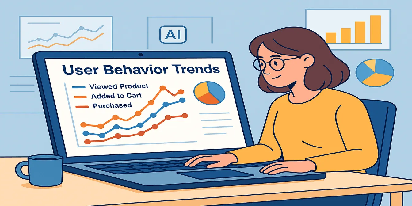 사용자가 실제로 무엇을 하는지? AI 생성 차트로 진실을 밝혀보세요