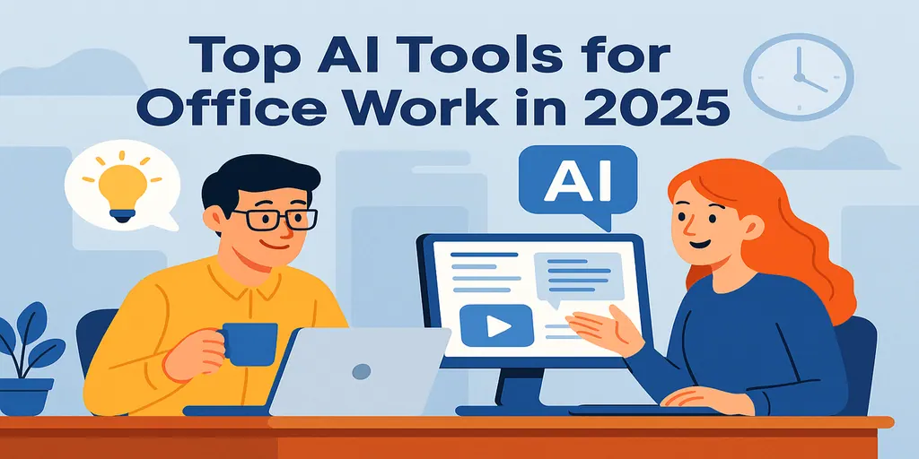 Melhores Ferramentas de IA para Trabalho de Escritório em 2025: Do Caos de Planilhas à Produtividade Zen