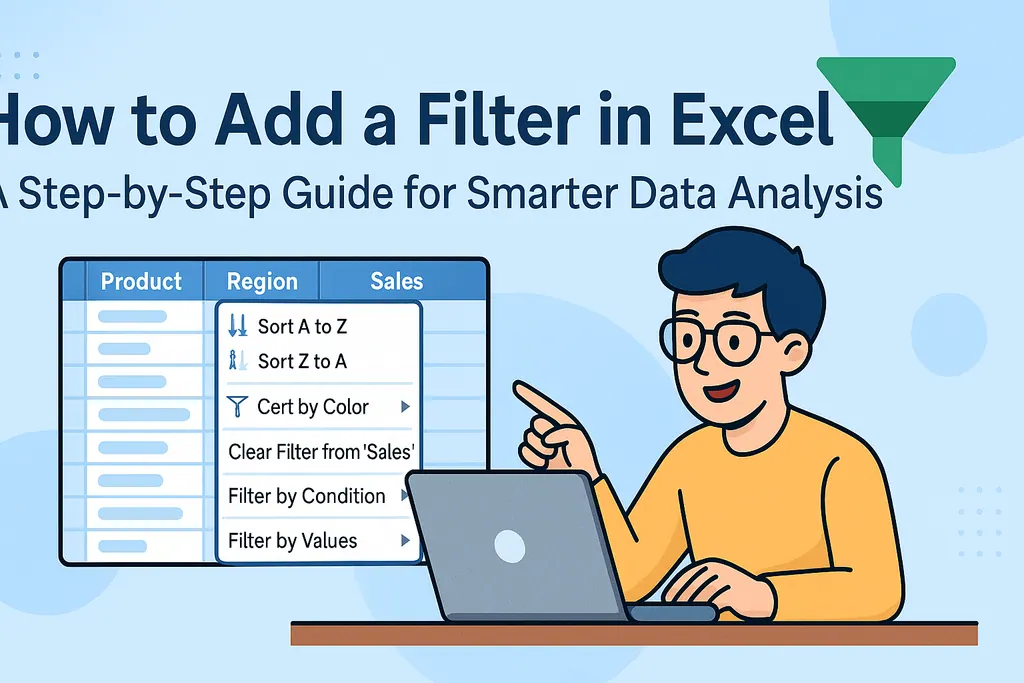 So fügen Sie einen Filter in Excel hinzu: Eine Schritt-für-Schritt-Anleitung für intelligentere Datenanalyse