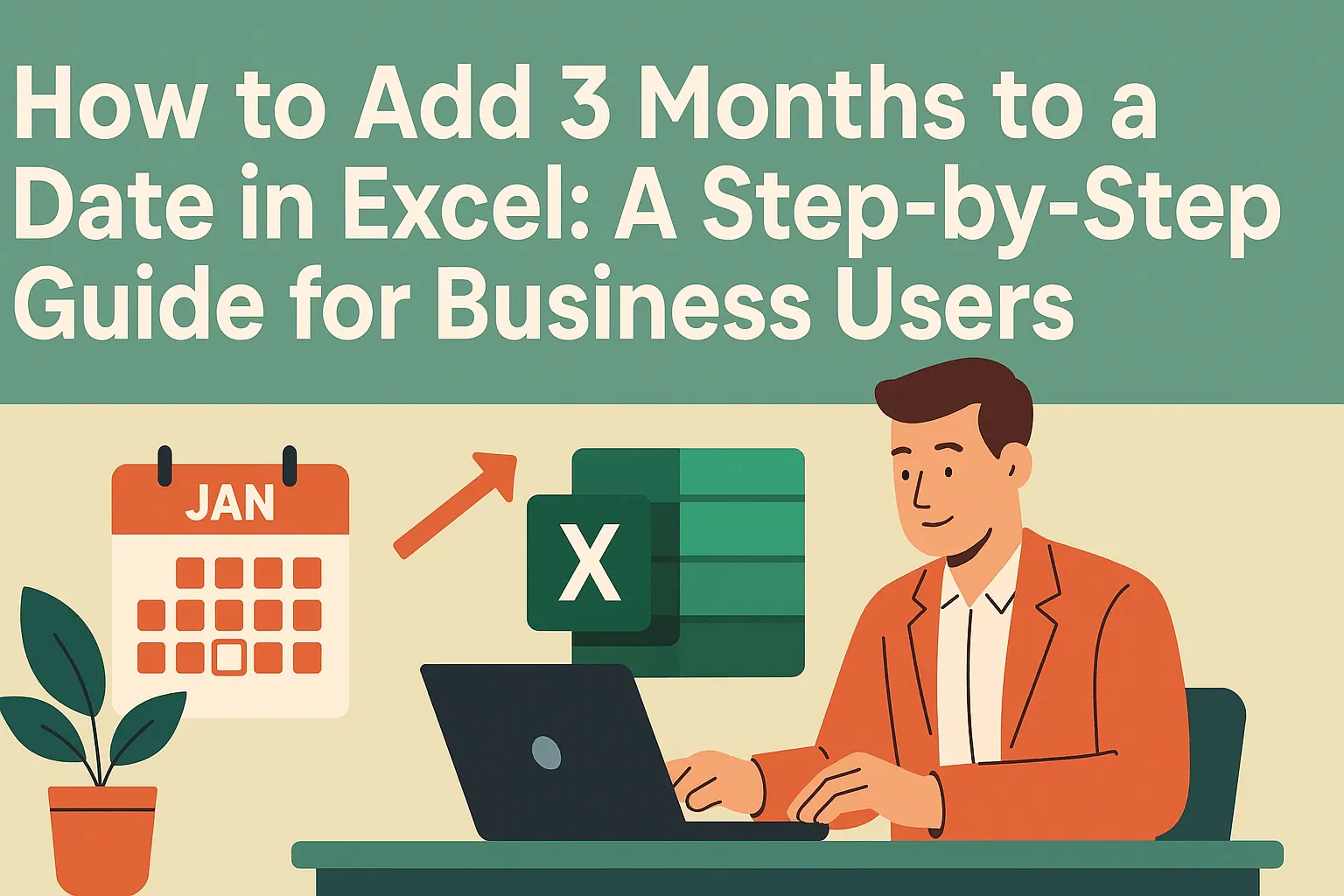 Excel에서 날짜에 3개월 추가하는 방법: 비즈니스 사용자를 위한 단계별 가이드
