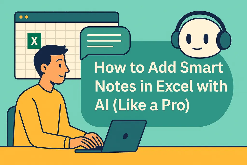Cómo agregar notas inteligentes en Excel con IA (como un profesional)
