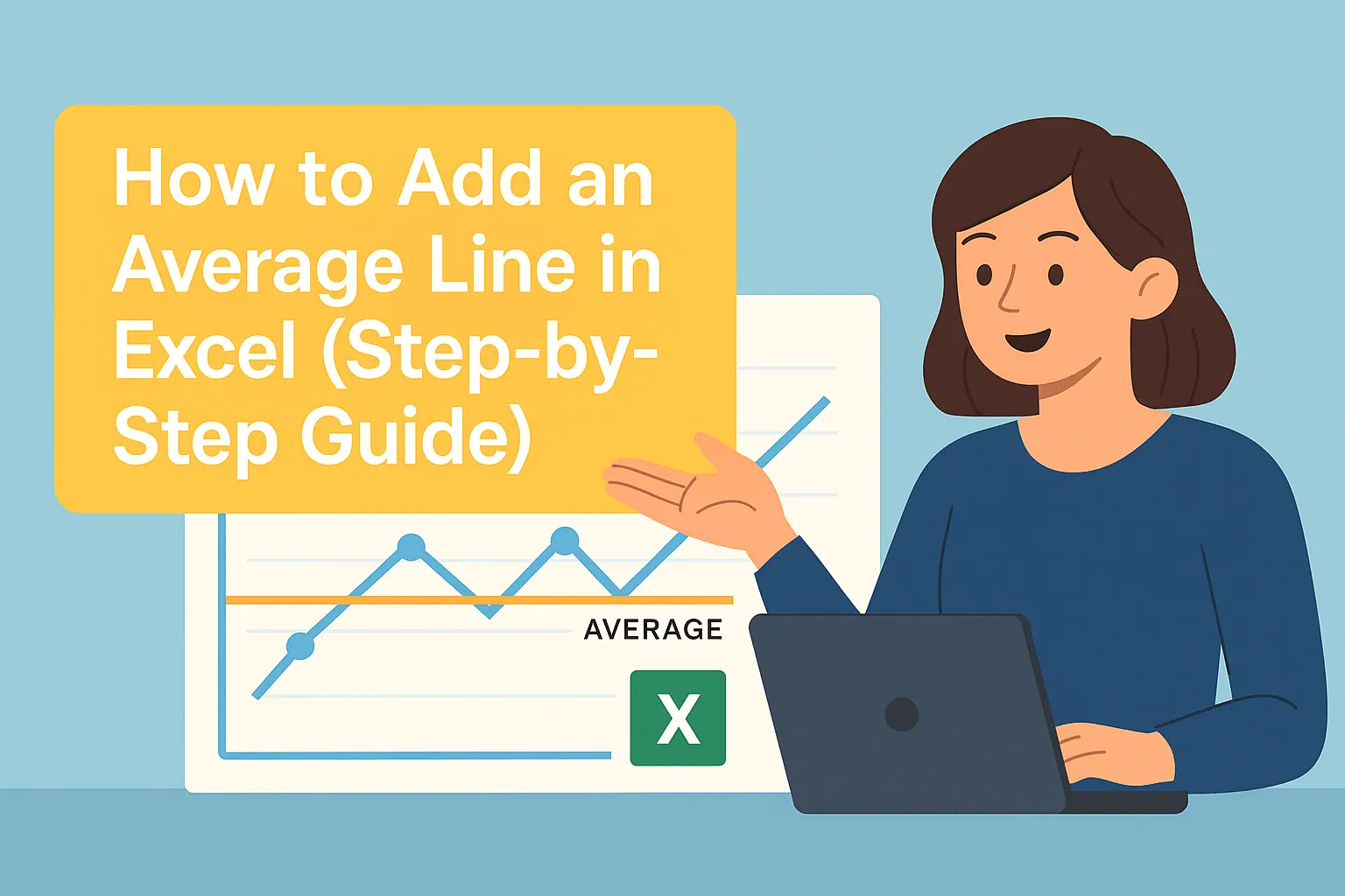 Excel에 평균선 추가하는 방법 (단계별 가이드)