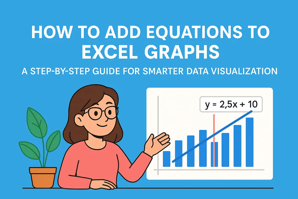 Cómo agregar ecuaciones a gráficos de Excel: Guía paso a paso para visualización de datos más inteligente