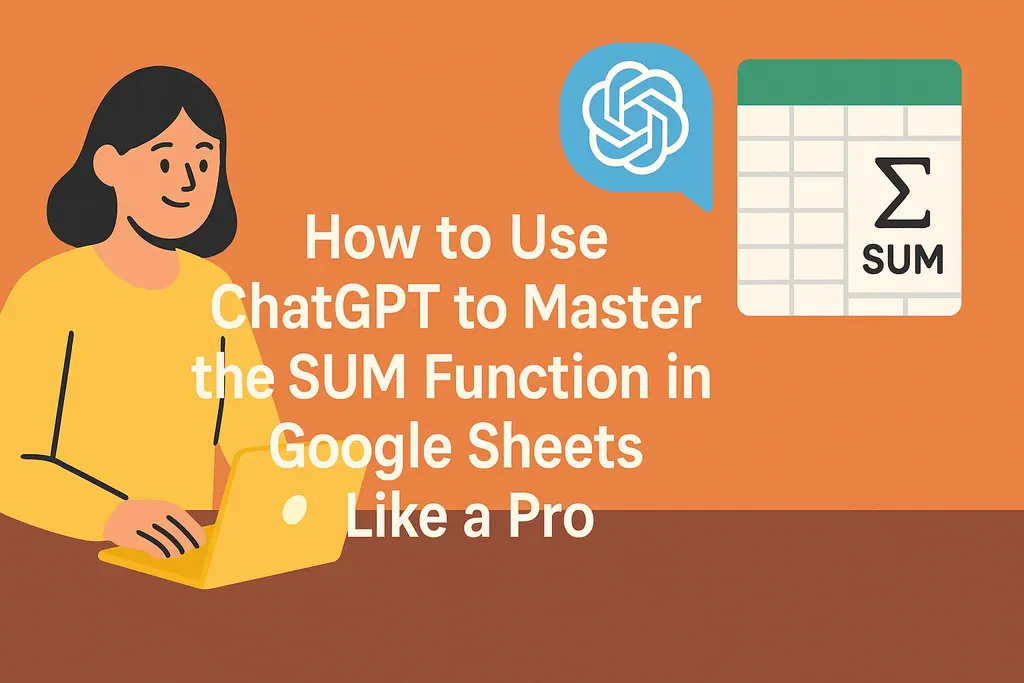 Cómo usar ChatGPT para dominar la función SUM en Google Sheets como un profesional