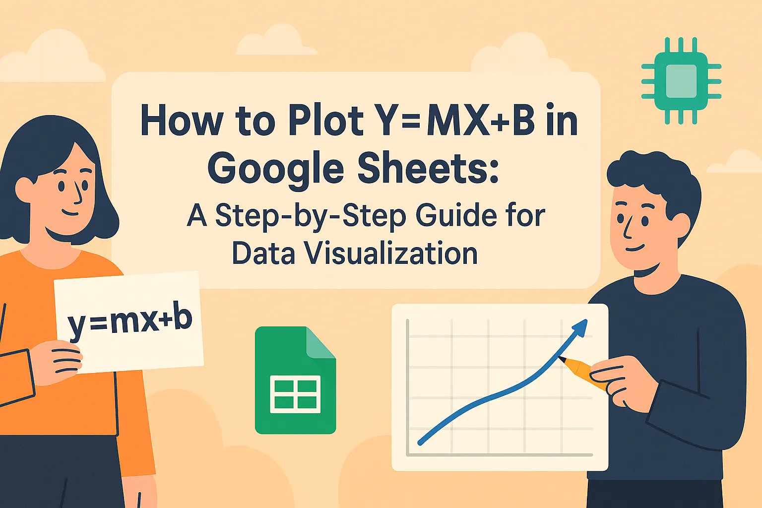 Google Sheets에서 Y=MX+B 그래프 그리는 방법: 데이터 시각화 단계별 가이드