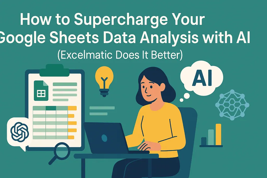 Cómo potenciar tu análisis de datos en Google Sheets con IA (RowSpeak lo hace mejor)