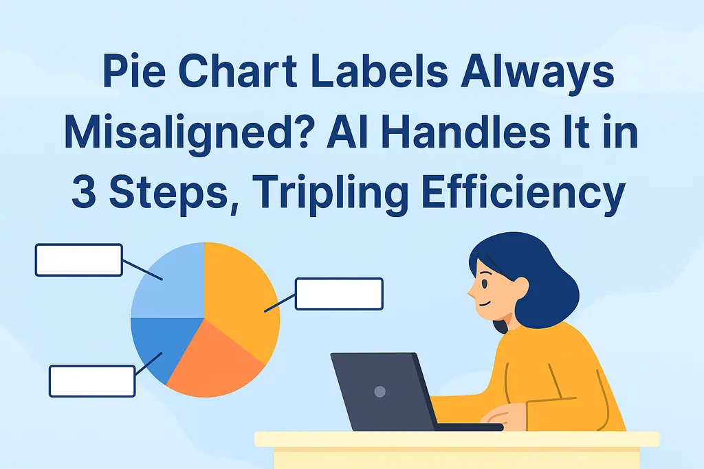 Pie-Chart-Beschriftungen immer falsch ausgerichtet? Kein Problem – KI behebt es in 3 Schritten