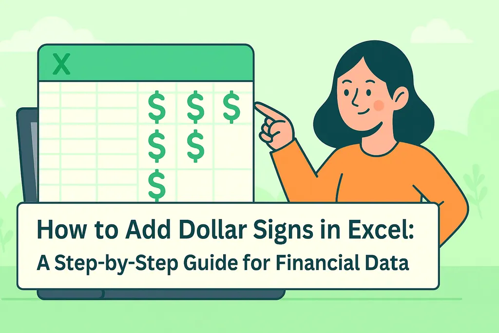 Cómo agregar signos de dólar en Excel: Guía paso a paso para datos financieros